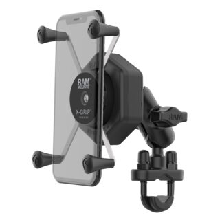 RAM X-Grip Supporto per telefono di grandi dimensioni con Vibe-Safe e base con bullone a U - Corto Ram Mounts RAM-B-149Z-A-UN10-462