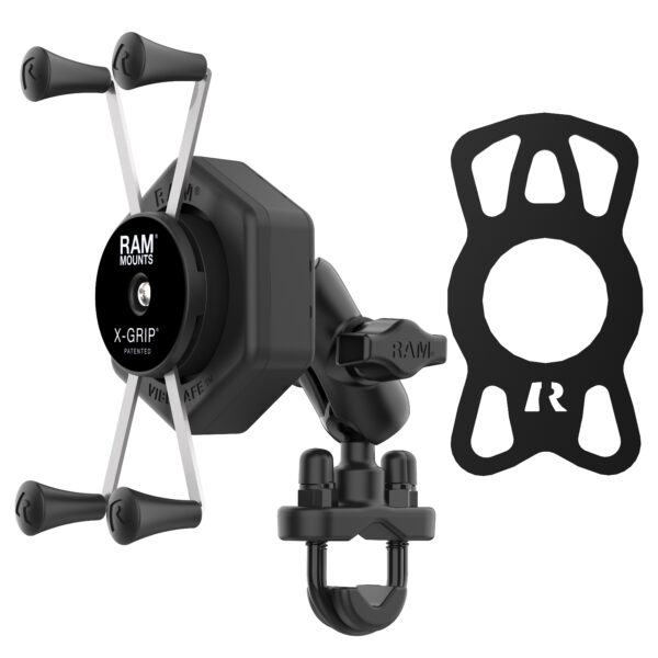 RAM X-Grip Supporto per telefono di grandi dimensioni con Vibe-Safe e base con bullone a U - Corto Ram Mounts RAM-B-149Z-A-UN10-462 - immagine 2