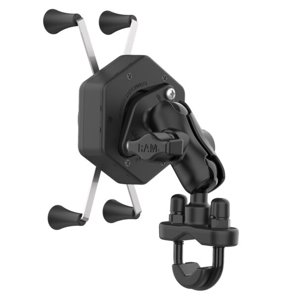 RAM X-Grip Supporto per telefono di grandi dimensioni con Vibe-Safe e base con bullone a U - Corto Ram Mounts RAM-B-149Z-A-UN10-462 - immagine 3