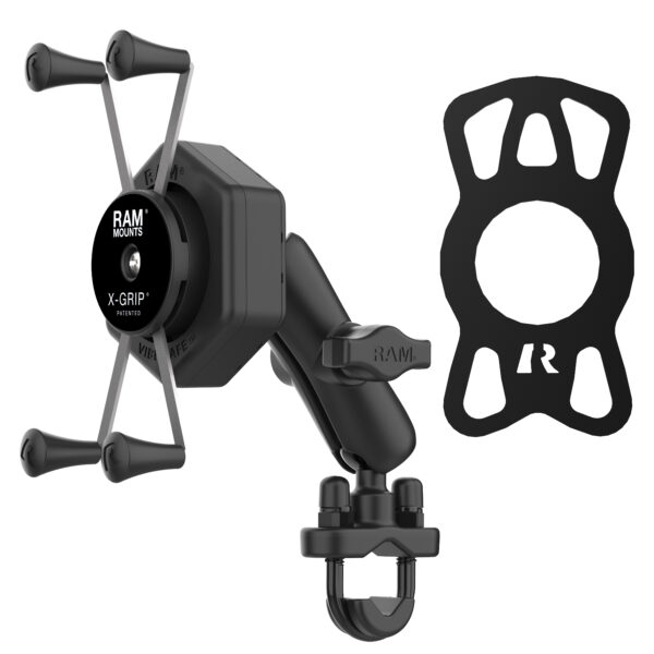 RAM X-Grip Supporto per telefono di grandi dimensioni con Vibe-Safe e base con bullone a U - Medio Ram Mounts RAM-B-149Z-UN10-462 - immagine 2
