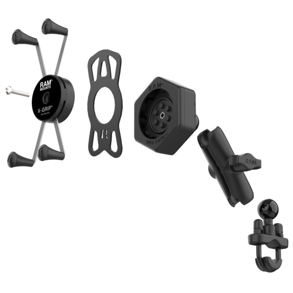 RAM X-Grip Supporto per telefono di grandi dimensioni con Vibe-Safe e base con bullone a U - Medio Ram Mounts RAM-B-149Z-UN10-462 - immagine 4