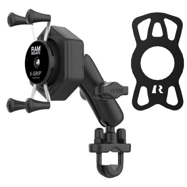 Supporto a manubrio Ram Mounts RAM-B-149Z-UN7-462 con sistema X-Grip e antivibrazione Vibe-Safe - immagine 2