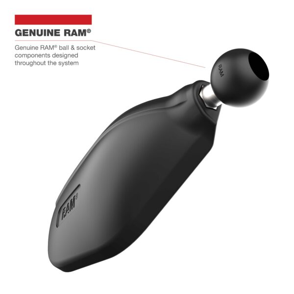 Specchietti Tough-Mirror RAM-B-349-C-465RL con base M10-1.25 Base e braccio lungo - immagine 7