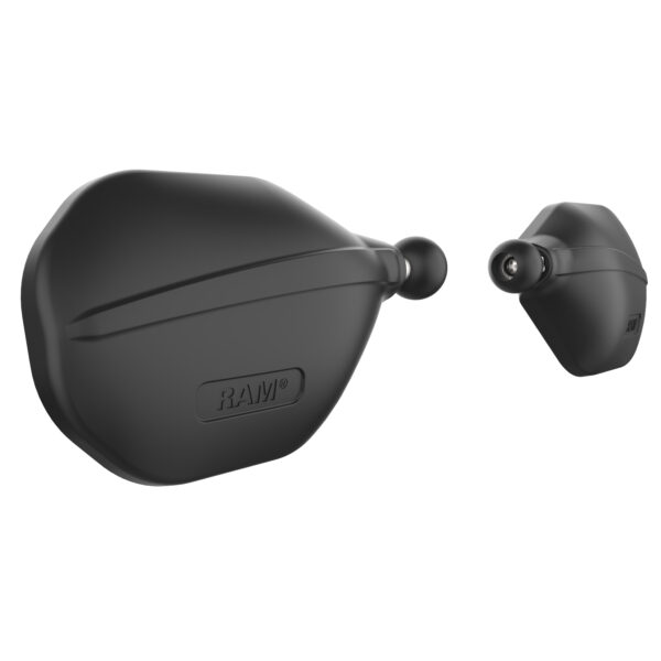 Specchietti retrovisore destro e sinistro RAM Mounts RAM-B-465RL Tough-Mirror Right e Left Mirror con sfera B - immagine 2
