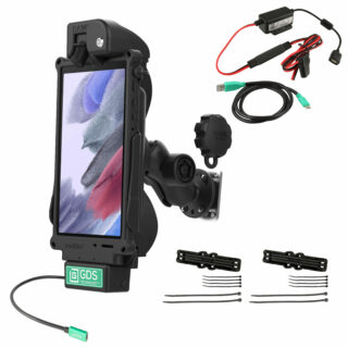 GDS® Tough-Dock™ Locking Vehicle Bundle for Samsung Tab A7 Lite 8.7" Ram Mounts RAM-GDS-101LB2-SAM80CP-V7B1U