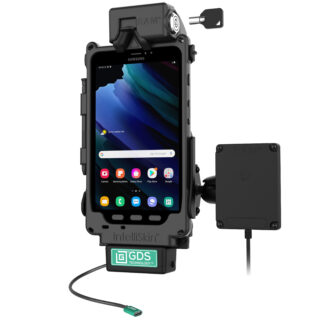 Blocco GDS Tough-Dock per Tab Active5 e 3 con estensore NFC Ram Mounts RAM-GDS-DOCKL-SAM62CP-NFCU