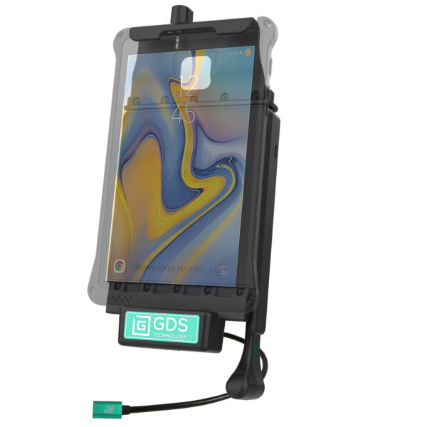 Dock per veicoli GDS con cavo audio per Samsung Tab A 8.0 (2018) SM-T387 Ram Mounts RAM-GDS-DOCKL-V2-SAM40C-AUD1U - immagine 2