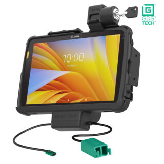 Blocco GDS Power più Dual USB Dock per Zebra ET4x 10" con IntelliSkin Ram Mounts RAM-GDS-DOCKL-ZE21PD2U