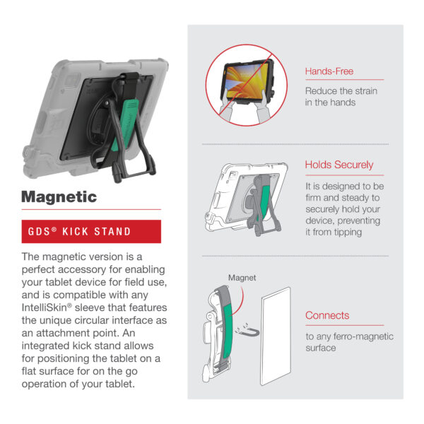 GDS Accessorio Magnetico Cavalletto per Zebra ET4x 10" Enterprise Tablet Ram Mounts RAM-GDS-HS1M-ZE21U - immagine 3