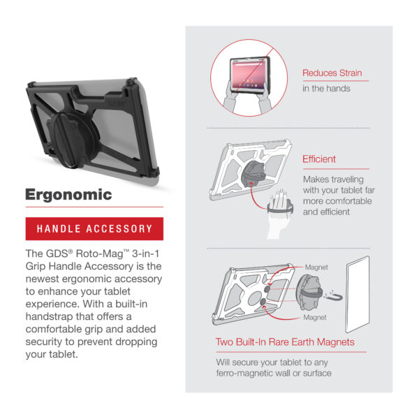 GDS Roto-Mag 3-in-1 Accessorio per Panasonic FZ-A3 Ram Mounts RAM-GDS-ROTO2-PAN16U - immagine 4