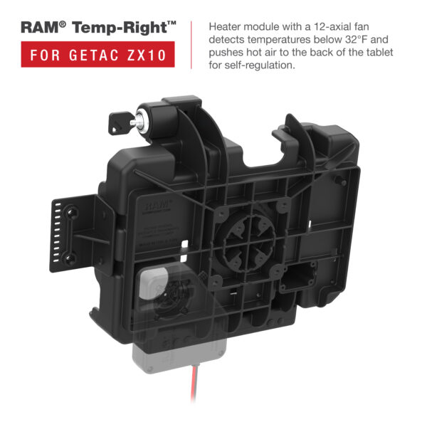 RAM Form-FitLastuccio per Getac ZX10 Ram Mounts RAM-HOL-GE4KLU - immagine 5
