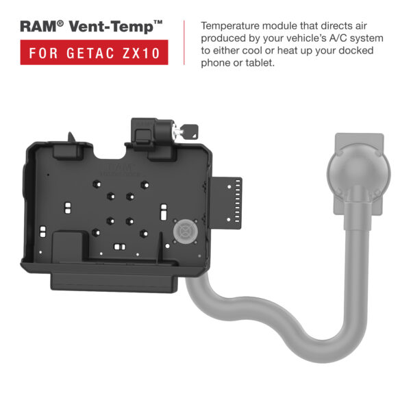 RAM Form-FitLedana alimentata per Getac ZX10 Ram Mounts RAM-HOL-GE4PKLU - immagine 4