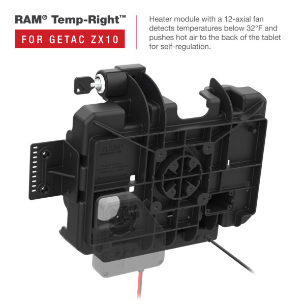 RAM Form-FitLedana alimentata per Getac ZX10 Ram Mounts RAM-HOL-GE4PKLU - immagine 5