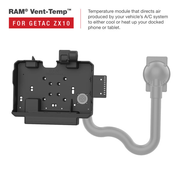 RAM Form-FitPordisco filettato per Getac ZX10 Ram Mounts RAM-HOL-GE4PU - immagine 4