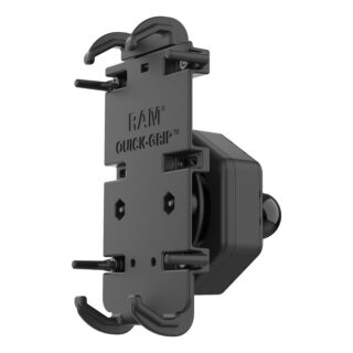 Holder Ram Mounts X-Grip RAM-HOL-PD4-462B con sistema antivibrazione Vibe-Safe per telefonini 6" e oltre.