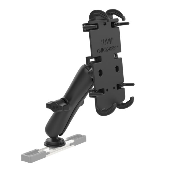 Supporto per Telefonino oltre 6" con Base T-slot e asta lunga Ram Mounts RAM-HOL-PD4-C-354-TRA1U - immagine 5