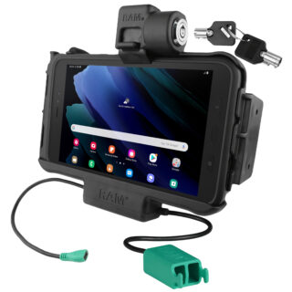 RAM Locking Modular Power più Dual USB Dock per Tab Active5 e 3 Ram Mounts RAM-HOL-SAM58PD2KLNU