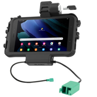 RAM Low-Profile Locking Power più Dual USB Dock per Tab Active5 e 3 Ram Mounts RAM-HOL-SAM58PD2KLTU