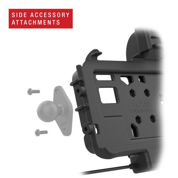 RAM Low-Profile Locking Power + Single USB Dock for Tab Active5 & 3 Ram Mounts RAM-HOL-SAM58PDKLTU - immagine 6