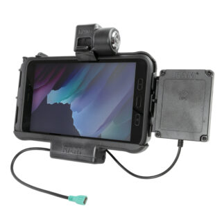 RAM Locking Powered Dock for Tab Active5 & 3 with NFC Extender Ram Mounts RAM-HOL-SAM58PKL-NFCU