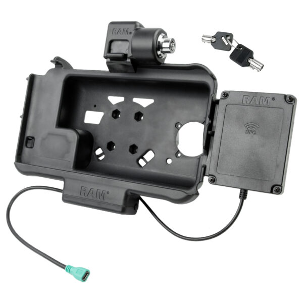 RAM Locking Powered Dock for Tab Active5 & 3 with NFC Extender Ram Mounts RAM-HOL-SAM58PKL-NFCU - immagine 2