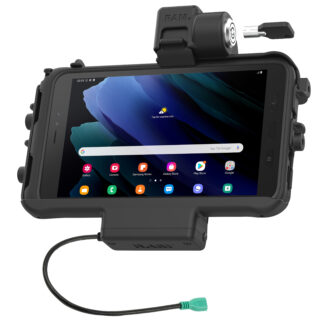 RAM Low-Profile Locking Powered Dock for Tab Active5 & 3 Ram Mounts RAM-HOL-SAM58PKLTU