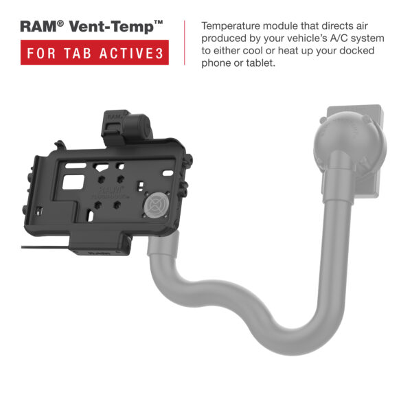 RAM Low-Profile Powered Dock for Tab Active5 & 3 Ram Mounts RAM-HOL-SAM58PTU - immagine 4