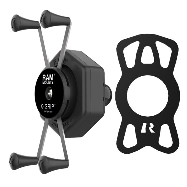 RAM X-Grip Supporto per telefono grande con sfera e adattatore Vibe-Safe Ram Mounts RAM-HOL-UN10B-462 - immagine 2