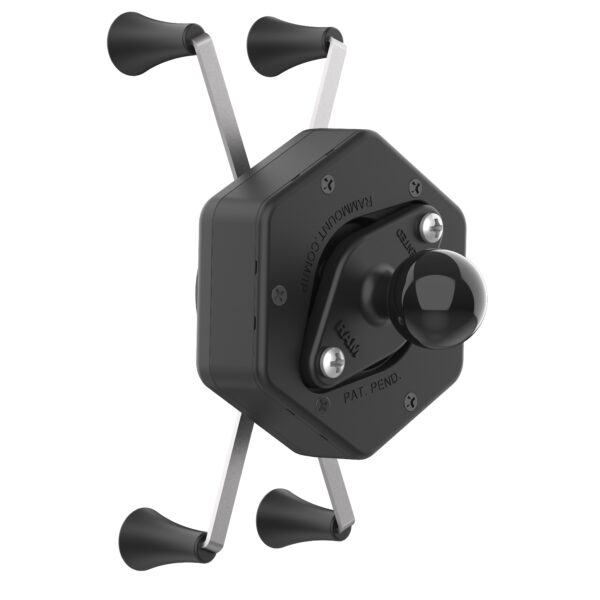 RAM X-Grip Supporto per telefono grande con sfera e adattatore Vibe-Safe Ram Mounts RAM-HOL-UN10B-462 - immagine 3
