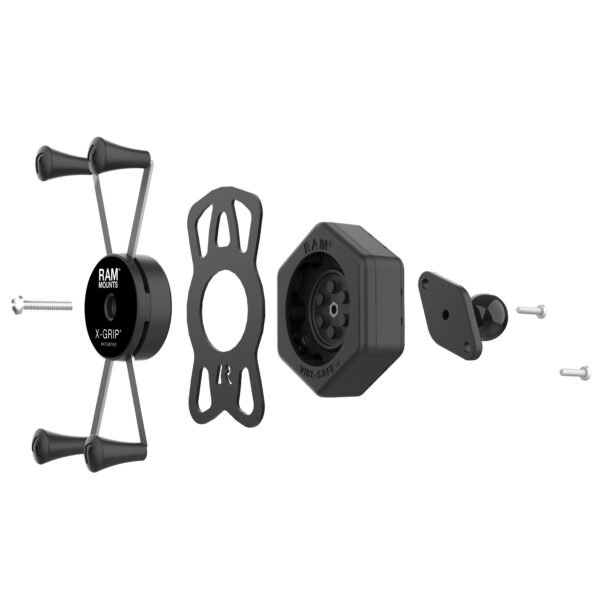 RAM X-Grip Supporto per telefono grande con sfera e adattatore Vibe-Safe Ram Mounts RAM-HOL-UN10B-462 - immagine 4