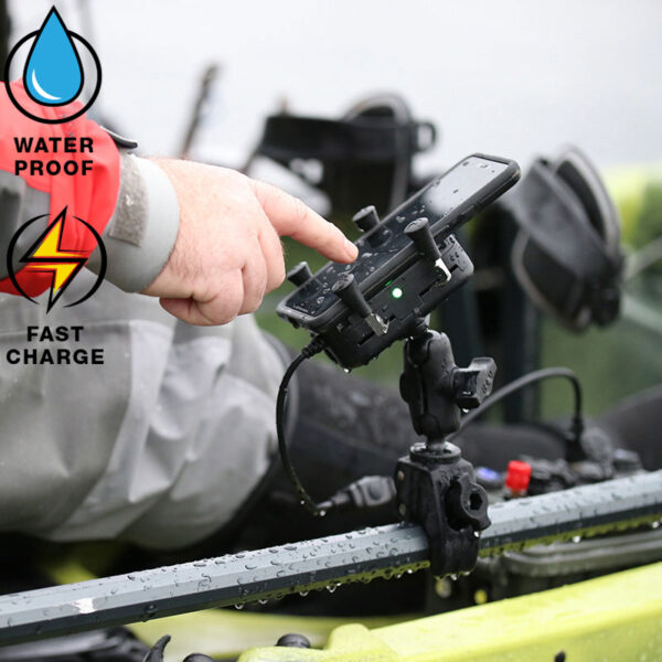 RAM Tough-Charge con supporto di ricarica wireless impermeabile X-Grip da 15 W Ram Mounts RAM-HOL-UN12WB-1 - immagine 5