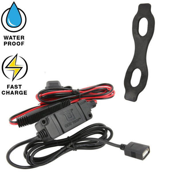 RAM Quick-Grip 15W Supporto di Ricarica Wireless Impermeabile con Caricabatterie Ram Mounts RAM-HOL-UN14WB-V7M-1 - immagine 6