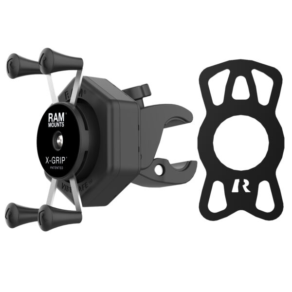 Supporto con attacco a pinza X-grip Ram Mounts RAM-HOL-UN7-462-400 con sistema antivibrazione Vibe-Safe - immagine 2