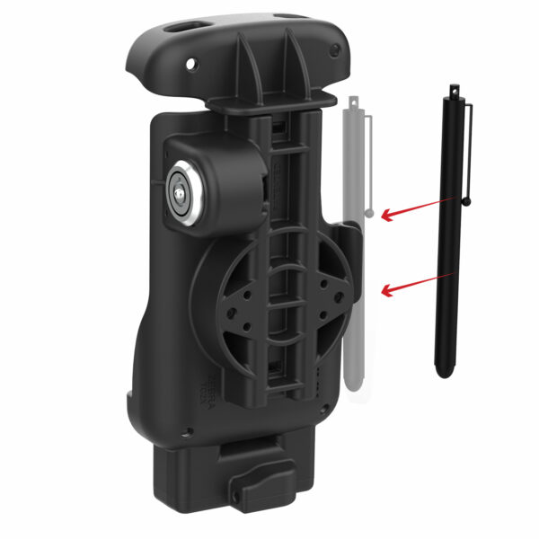 Bloccaggio RAM Form-FitHolder per Zebra TC22 e TC27 senza stivale Ram Mounts RAM-HOL-ZE24L-1U - immagine 3