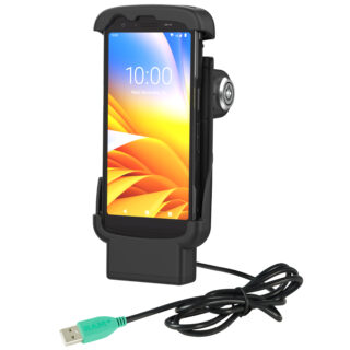 RAM Locking Form-FitPowered Dock per Zebra TC22 e TC27 senza Boot Ram Mounts RAM-HOL-ZE24PL-1U
