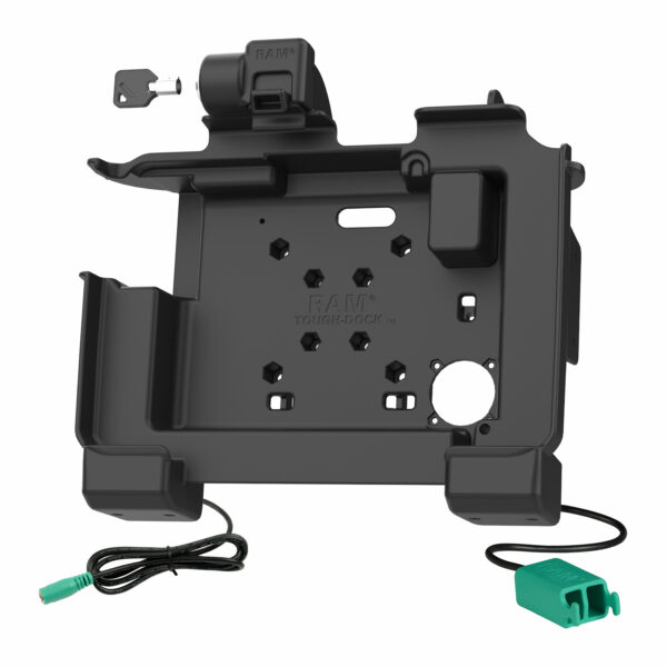 RAM Power più Dual USB Locking Dock per Zebra ET6x - Perni riscaldati Ram Mounts RAM-HOL-ZE25PD2HLU - immagine 2