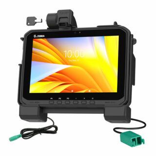 RAM Power più Dual USB Locking Dock per Zebra ET6x Ram Mounts RAM-HOL-ZE25PD2LU