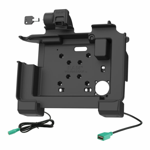 RAM Dock di Alimentazione più Blocco Dati per Zebra ET6x - Perni Riscaldati Ram Mounts RAM-HOL-ZE25PDHLU - immagine 2