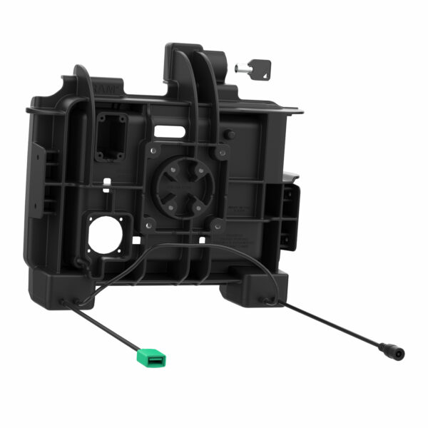 RAM Dock di Alimentazione più Blocco Dati per Zebra ET6x Ram Mounts RAM-HOL-ZE25PDLU - immagine 3