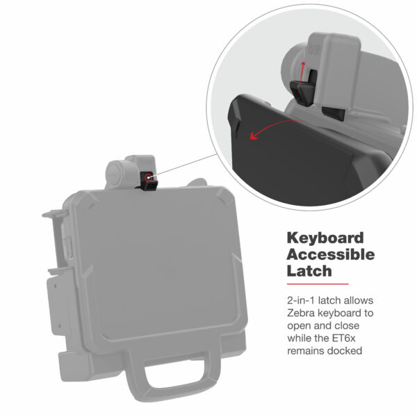 Docking Ram Mounts RAM-HOL-ZE25U Form-Fit Holder per Zebra ET60 e ET65 - immagine 6