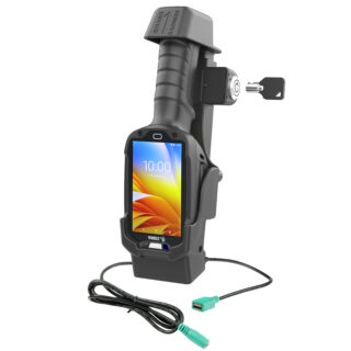 RAM Dock Alimentato con Blocco più USB-A Singolo per Zebra TC8300 Ram Mounts RAM-HOL-ZE26PDLU