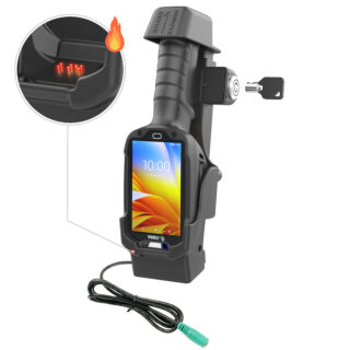 RAM Dock Elettrico con Bloccaggio per Zebra TC8300 - Perni Riscaldati Ram Mounts RAM-HOL-ZE26PHLU