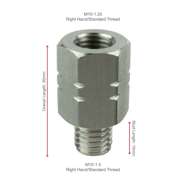 Adattatore Ram Mounts RAM-M10125-M1015 da femmina M10-1.25 a maschio Male M10-1.5 - immagine 2