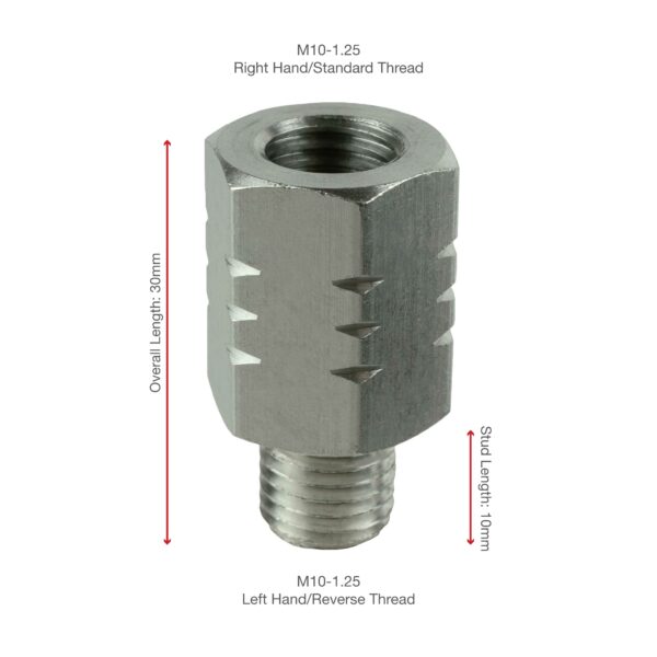 Adattatore Ram Mounts RAM-M10125-RTA con filettatura inversa RAM M10-1.25 - immagine 2