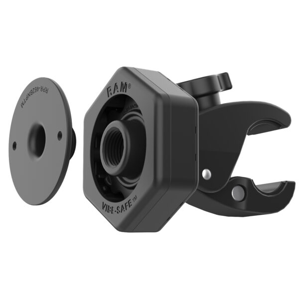RAM Tough-Claw Base per morsetto piccolo con adattatore Vibe-Safe Ram Mounts RAP-400-462NPT