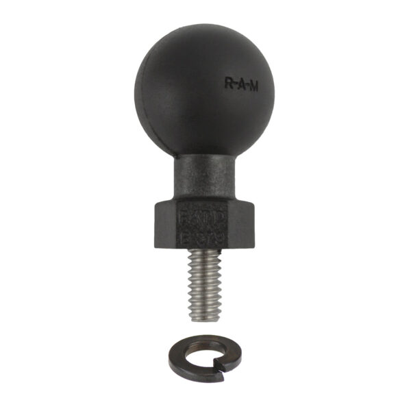 Adattatore a vite Ram Mounts Tough-Ball RAP-B-379U-252050-SLW con rondella di bloccaggio