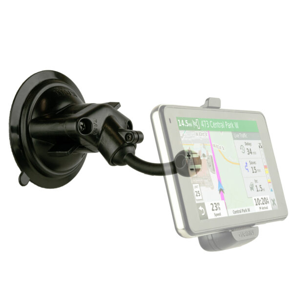 RAM Supporto a ventosa Twist-Lock con sfera Garmin da 17 mm (azionamento più altro) Ram Mounts RAP-SB-224-1-RGLU