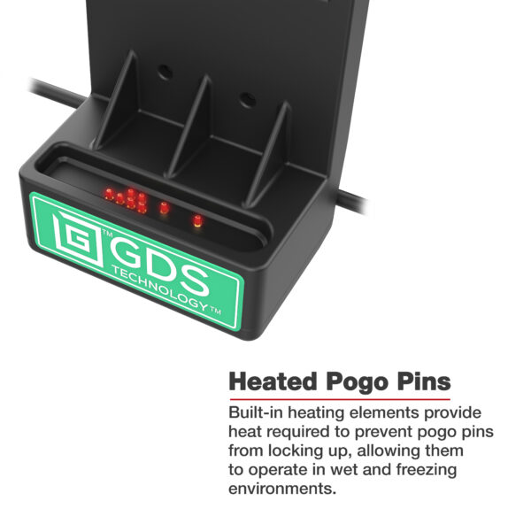 Dock Alimentato GDS Locking più USB-A per Zebra EC50/55 - Perni Riscaldati Ram Mounts RAM-GDS-DOCKL-V12-ZE16CPDHU - immagine 4