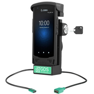 Dock alimentato con blocco GDS più USB-A per Zebra EC50/55 Ram Mounts RAM-GDS-DOCKL-V12-ZE16CPDU