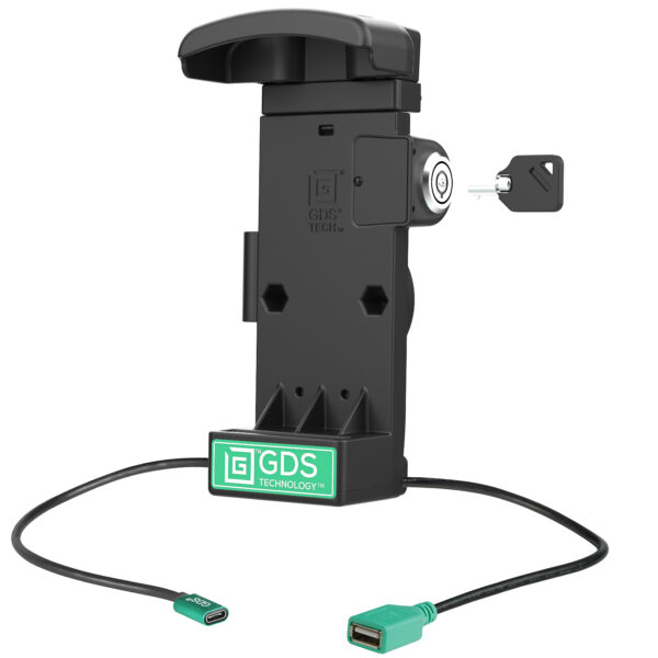 Dock alimentato con bloccaggio GDS più USB-A per Zebra TC2x e TC5x - Perni riscaldati Ram Mounts RAM-GDS-DOCKL-V12-ZE2434CPDHU - immagine 2